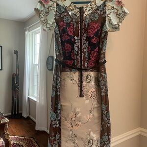 Floral Multi-Color Women's Dress